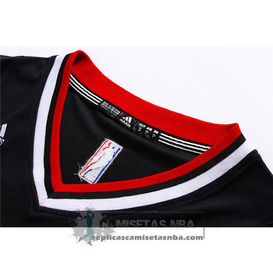 Camiseta Manga Corta Bulls Jordan Negro